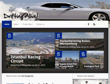 Tablet Screenshot of driftingalive.com